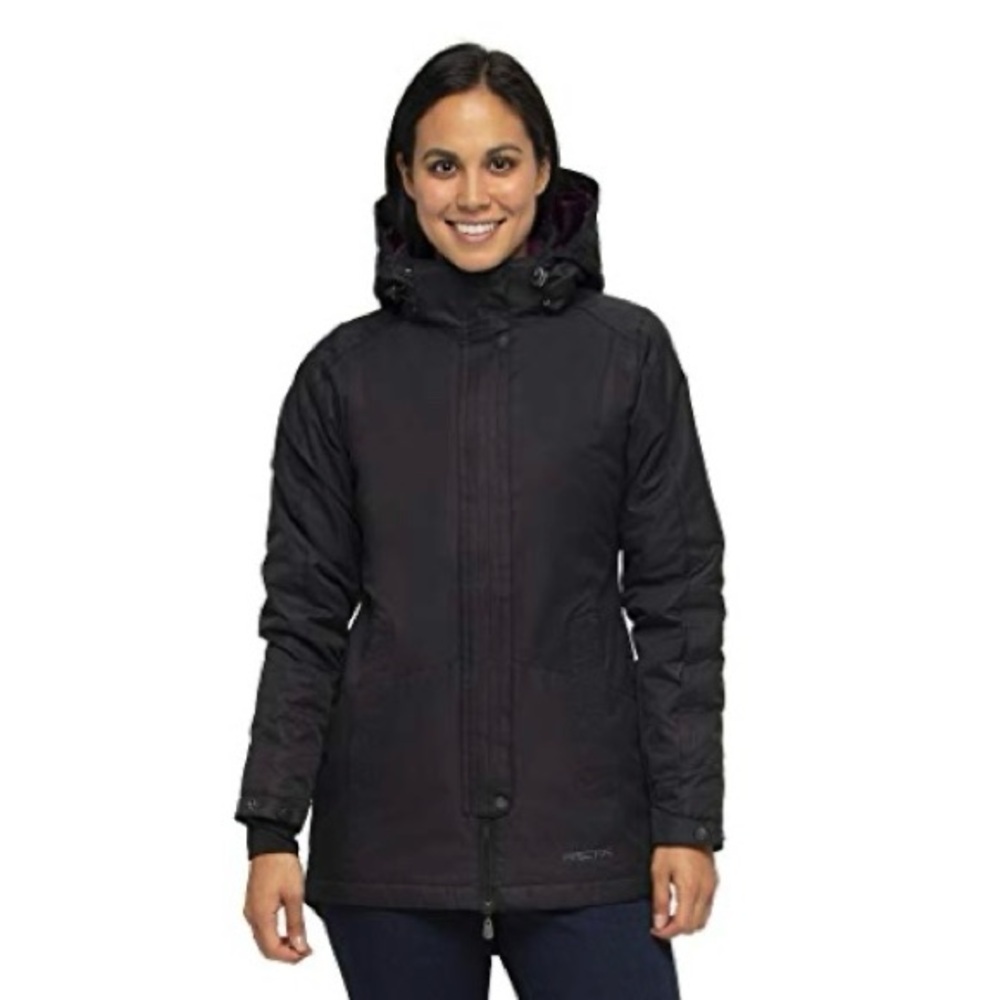 Arctix Women's Gondola Insulated Hooded Winter Ski Parka Jacket Black Size: XL